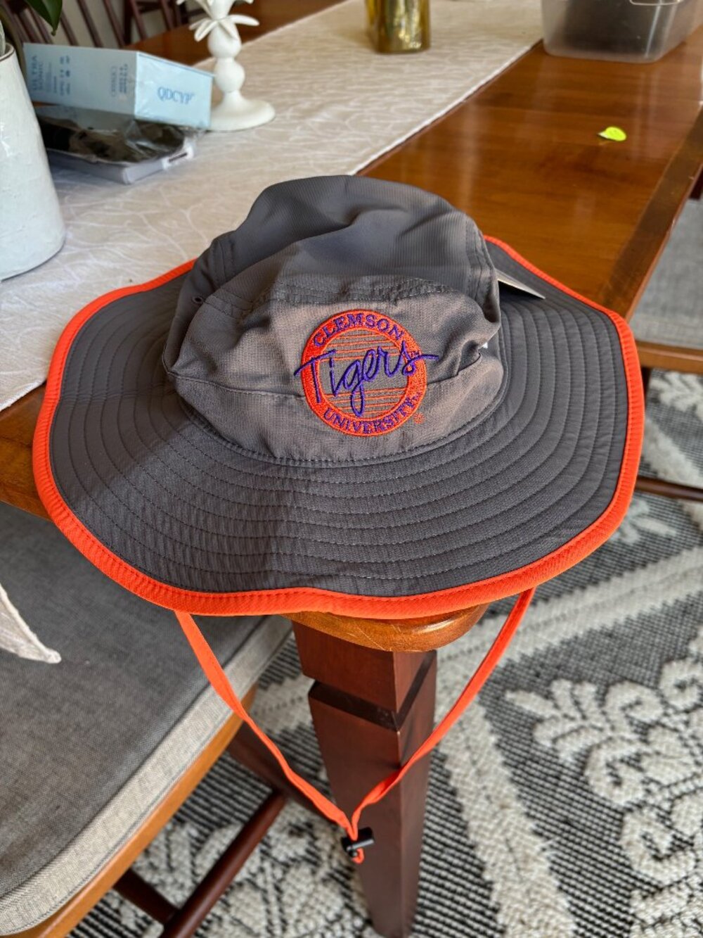 The Game NCAA Licensed Clemson Tigers Boonie Sun Bucket Hat New w/Tags One size